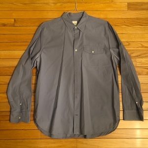 GAP LIVED-IN Gray Long Sleeve Dress Shirt.
